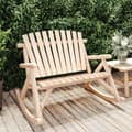 Miniatyrbilde 2 av 6: vidaXL Gyngebenk 2 seter 123x96x102 cm heltre gran