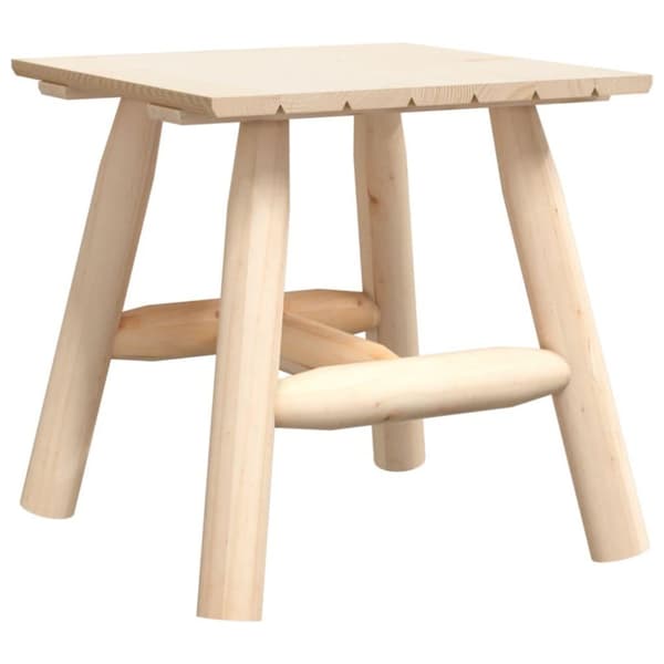vidaXL Sidebord 49x49x50 cm heltre gran