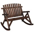 Miniatyrbilde 1 av 6: vidaXL Gyngebenk 2 seter 123x96x102 cm heltre gran