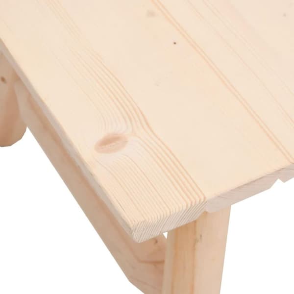 vidaXL Soffbord 90x50x41 cm massivt granträ