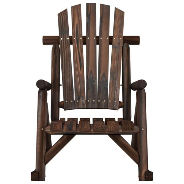 vidaXL Gungstol för trädgården 69x96x101 cm massivt granträ