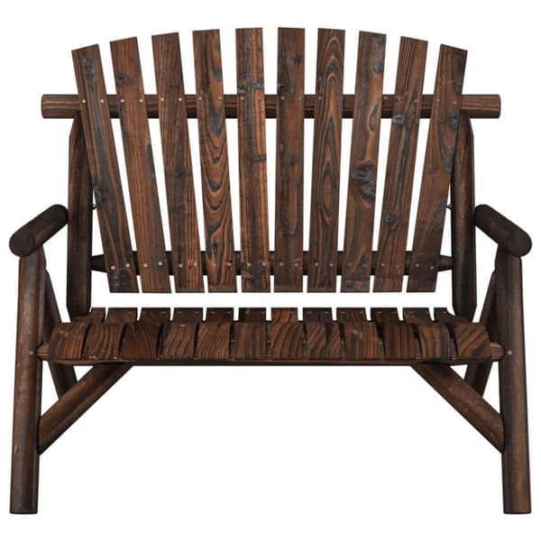 vidaXL Hagebenk 2 seter 119x85x98 cm heltre gran