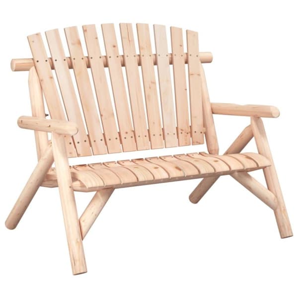 vidaXL Hagebenk 2 seter 119x85x98 cm heltre gran