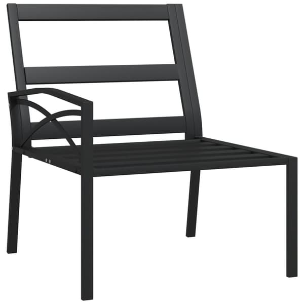 vidaXL havestole 2 stk. med sandfarvede hynder 62x75x79 cm stål