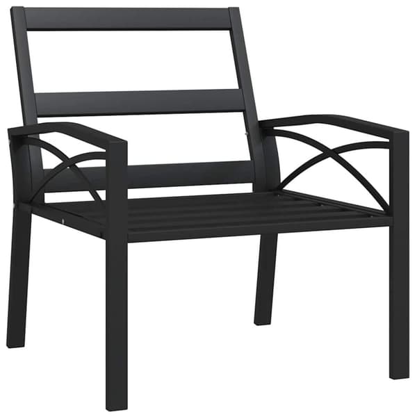 vidaXL Trädgårdsstolar med sandfärgade dynor 2 st 68x76x79 cm stål
