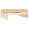 Miniatyrbilde 7 av 11: vidaXL Hagefotskammel 120x80 cm heltre furu