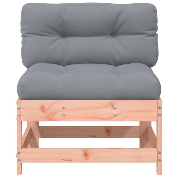 vidaXL Midtsofa med puter heltre douglasgran