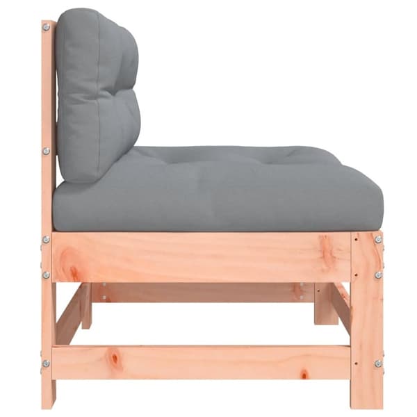 vidaXL Midtsofa med puter heltre douglasgran