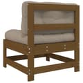 Miniatyrbilde 8 av 11: vidaXL Midtsofaer med puter 2 stk grå heltre furu