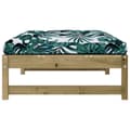 Miniatyrbilde 5 av 9: vidaXL Hagefotskammel 120x80 cm impregnert furu
