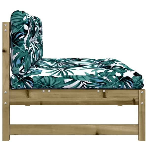 vidaXL Midtsofa 120x80 cm impregnert furu