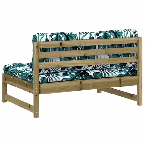 vidaXL Midtsofa 120x80 cm impregnert furu