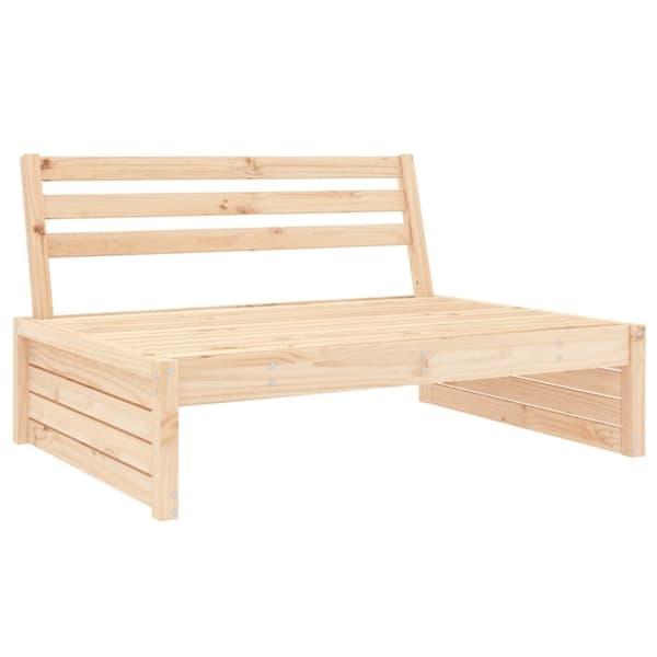 vidaXL midtermodul til sofa 120x80 cm massivt fyrretræ