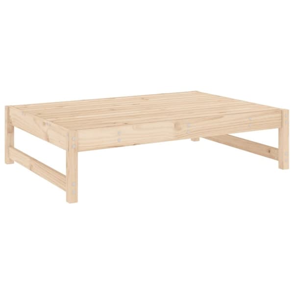 vidaXL Hagefotskammel 120x80 cm heltre furu