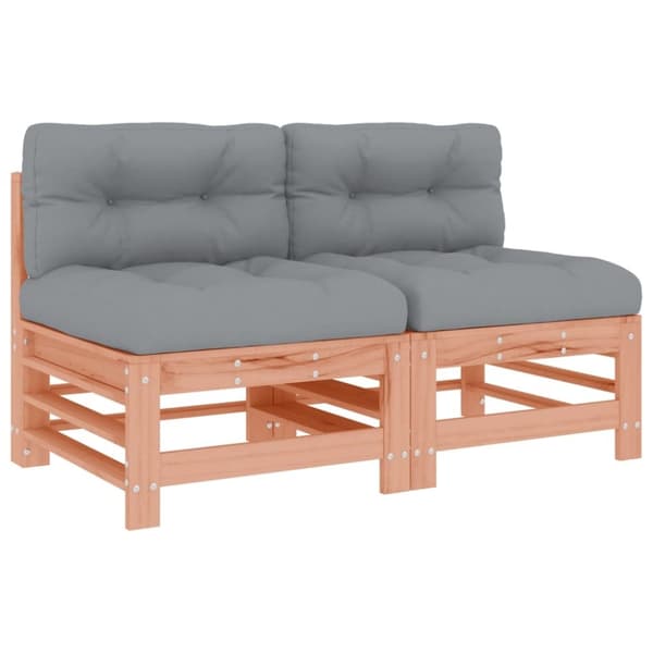 vidaXL Midtsofaer med puter 2 stk heltre douglas