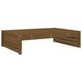Miniatyrbilde 5 av 11: vidaXL Hagefotskammel honningbrun 120x80 cm heltre furu