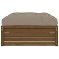 Miniatyrbilde 6 av 11: vidaXL Hagefotskammel honningbrun 120x80 cm heltre furu
