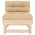 Miniatyrbilde 6 av 11: vidaXL Midtsofaer med puter 2 stk heltre furu