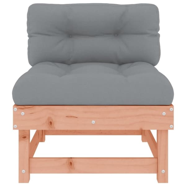 vidaXL Midtsofa med puter heltre douglasgran