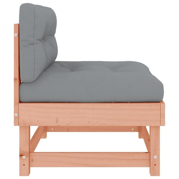 vidaXL Midtsofa med puter heltre douglasgran