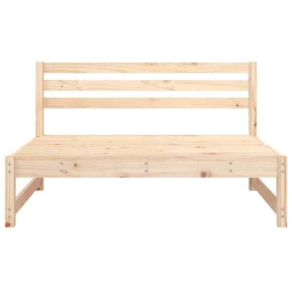 vidaXL Puutarhan keskisohva 120x80 cm täysi mänty