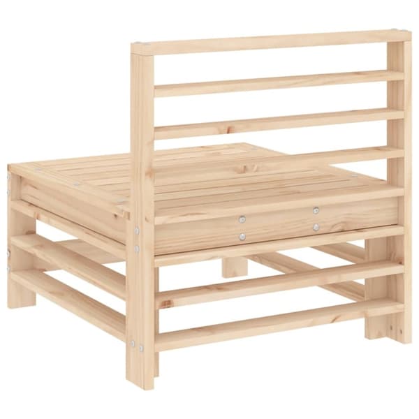 vidaXL Mittensoffor 2 st massiv furu