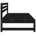 Miniatyrbillede 5 af 8: vidaXL midtermoduler til havesofa 2 stk. 120x80 cm massivt fyr sort