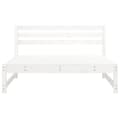 Pikkukuva 4 / 8: vidaXL Puutarhan keskisohvat 2 kpl valkoinen 120x80 cm täysi mänty