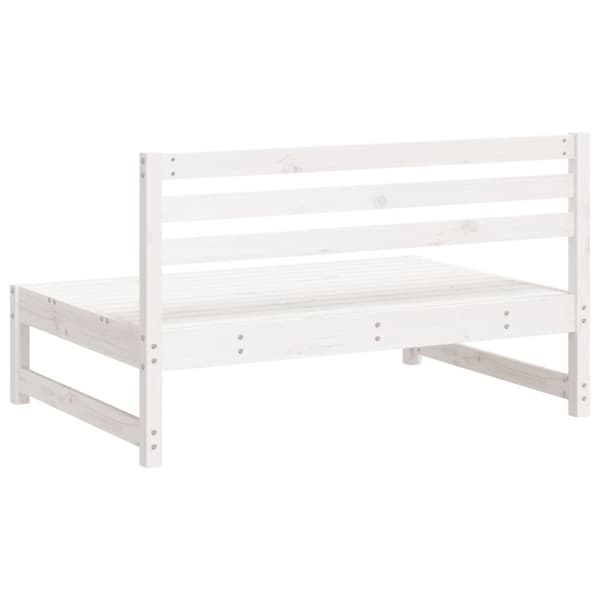 vidaXL Puutarhan keskisohvat 2 kpl valkoinen 120x80 cm täysi mänty