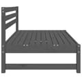 Miniatyrbilde 5 av 8: vidaXL Utendørs midtsofaer 2 stk grå 120x80 cm heltre furu