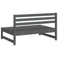 Miniatyrbilde 6 av 8: vidaXL Utendørs midtsofaer 2 stk grå 120x80 cm heltre furu