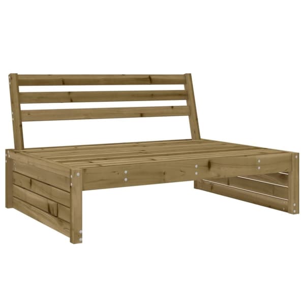 vidaXL Utendørs midtsofa 120x80 cm impregnert furu