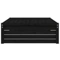 Miniatyrbilde 5 av 8: vidaXL Hagefotskammel svart 120x80 cm heltre furu
