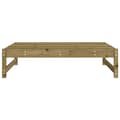Miniatyrbilde 4 av 8: vidaXL Hagefotskammel 120x80 cm impregnert furu