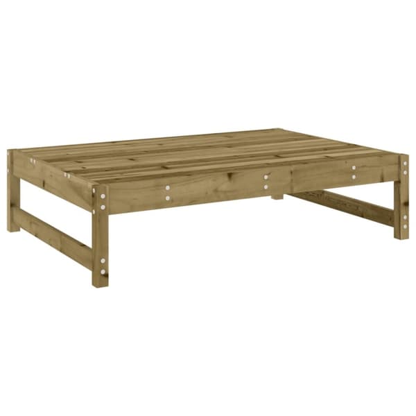 vidaXL Hagefotskammel 120x80 cm impregnert furu