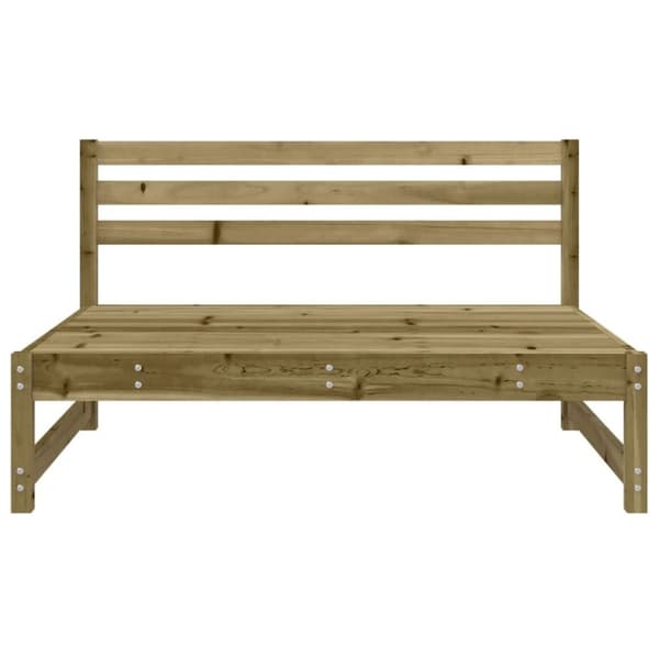 vidaXL Utendørs midtsofaer 2 stk 120x80 cm impregnert furu