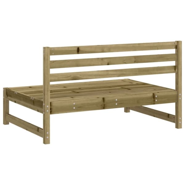 vidaXL Utendørs midtsofaer 2 stk 120x80 cm impregnert furu