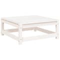 Pikkukuva 6 / 8: vidaXL Puutarharahi valkoinen 70x70x30 cm täysi mänty