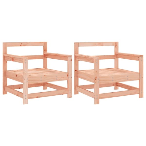 vidaXL Hagestoler 2 stk heltre douglasgran