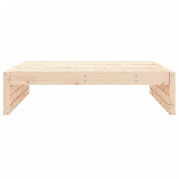 vidaXL udendørs fodskammel 120x80 cm massivt fyrretræ