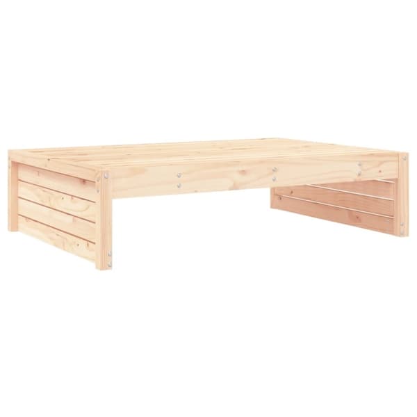vidaXL udendørs fodskammel 120x80 cm massivt fyrretræ
