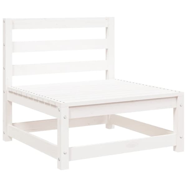 vidaXL Käsinojaton puutarhansohva 3 kpl 70x70x67 cm täysi mänty