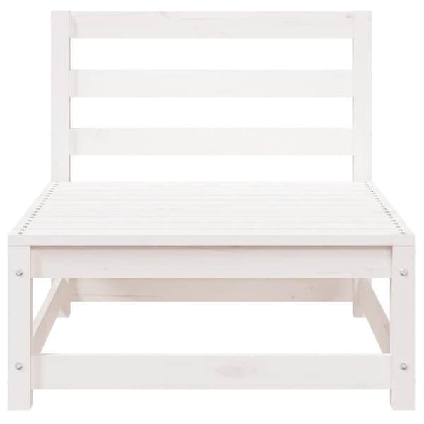 vidaXL Käsinojaton puutarhansohva 3 kpl 70x70x67 cm täysi mänty