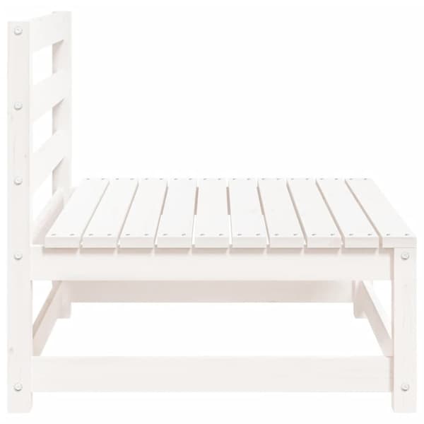 vidaXL Käsinojaton puutarhansohva 3 kpl 70x70x67 cm täysi mänty