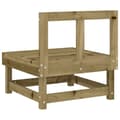 Miniatyrbillede 6 af 8: vidaXL midtermoduler til havesofa 2 stk. imprægneret fyrretræ