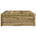 Miniatyrbilde 5 av 8: vidaXL Hagefotskammel 120x80 cm impregnert furu