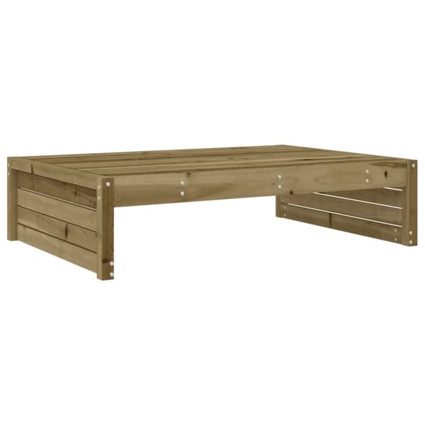 vidaXL Hagefotskammel 120x80 cm impregnert furu