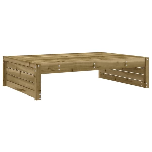 vidaXL Hagefotskammel 120x80 cm impregnert furu