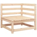 Miniatyrbillede 5 af 11: vidaXL hjørnemoduler 2 stk. til havesofa 70x70x67 cm massivt fyrretræ