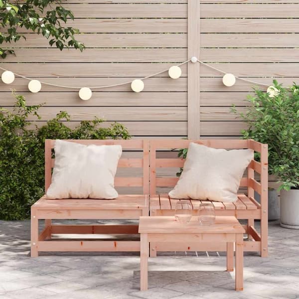 vidaXL Hagesofa 2-seters heltre douglasgran